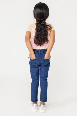 Heart Print Skinny Fit Jeans