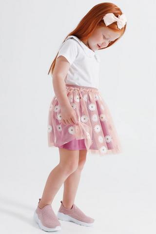 Daisy Print Skirt