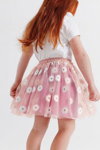 Daisy Print Skirt