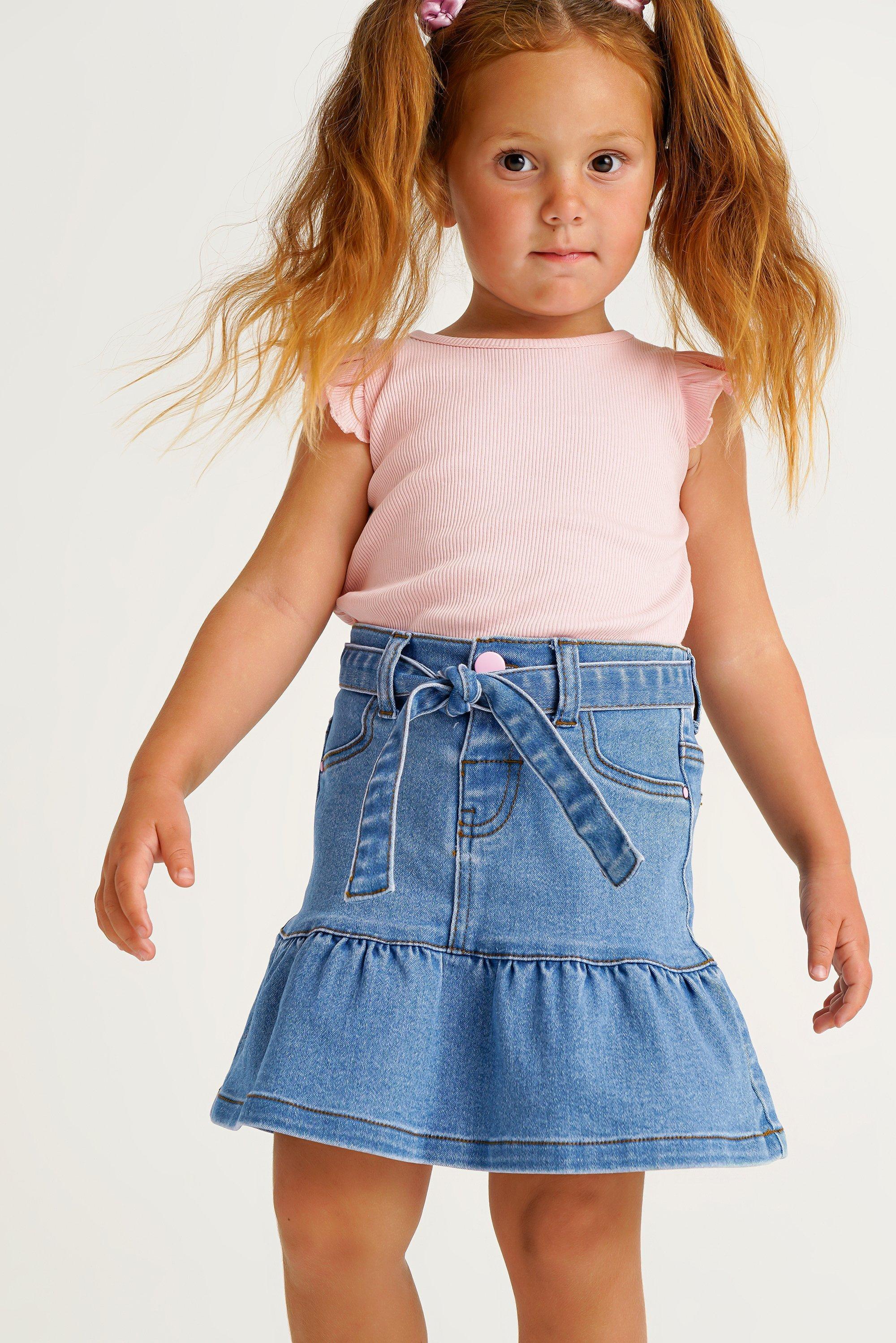 Jeans skirts 2024 for kids