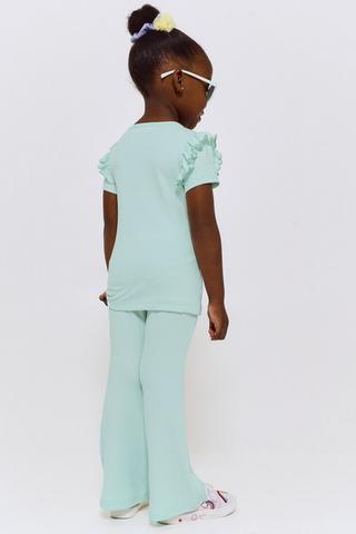 Fit And Flare Leg Pants