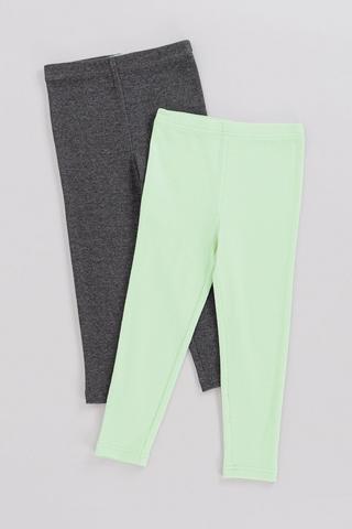 2 Pack Ribbed Leggings