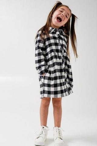 Check Shirt Dress