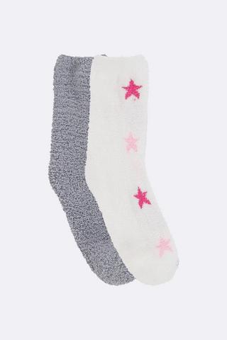 2 Pack Fluffy Socks