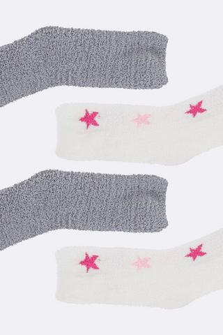 2 Pack Fluffy Socks