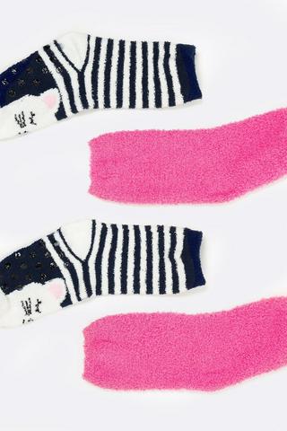2 Pack Fluffy Socks
