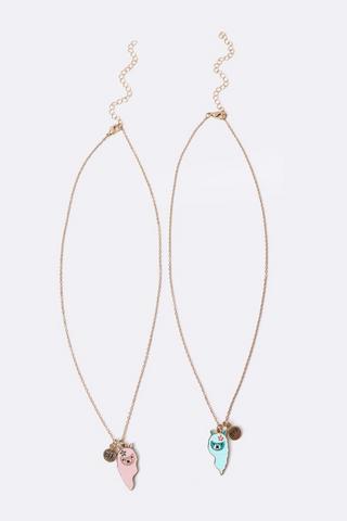 2 Pack Friendship Necklace