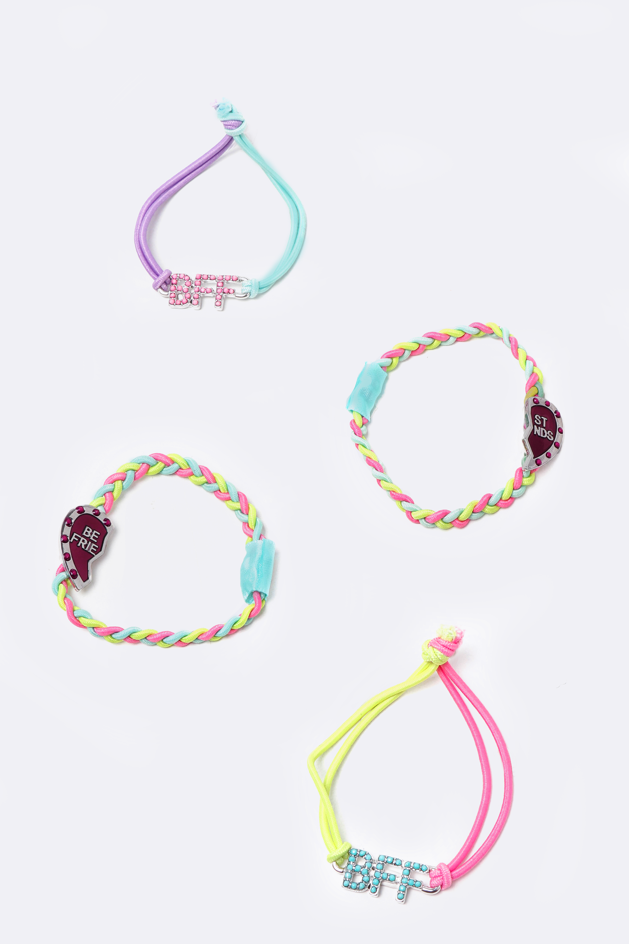 4 Pack Friendship Bracelets