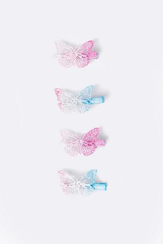 4 Pack Butterfly Clips