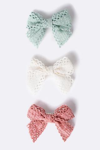 Bow Hair Clips