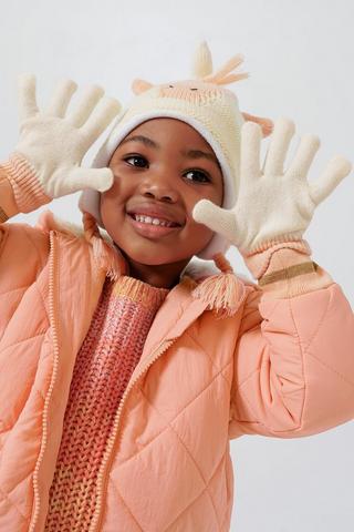 Beanie And Gloves Set