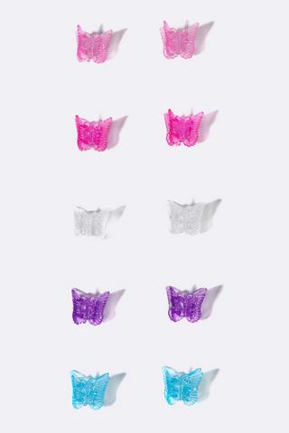 10 Pack Butterfly Clips
