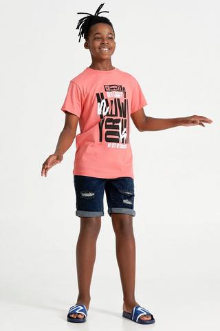 Denim Bermuda Shorts