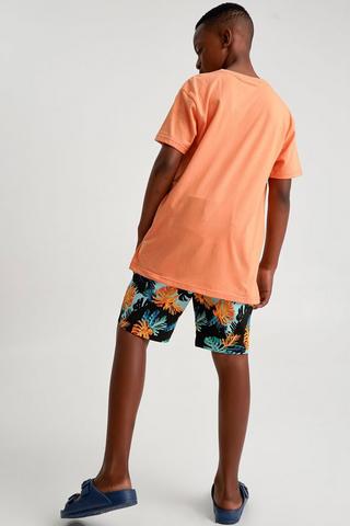Printed Chino Shorts
