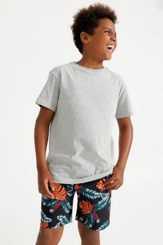 Printed Chino Shorts