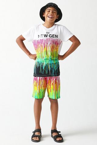 Paint Drip Shorts