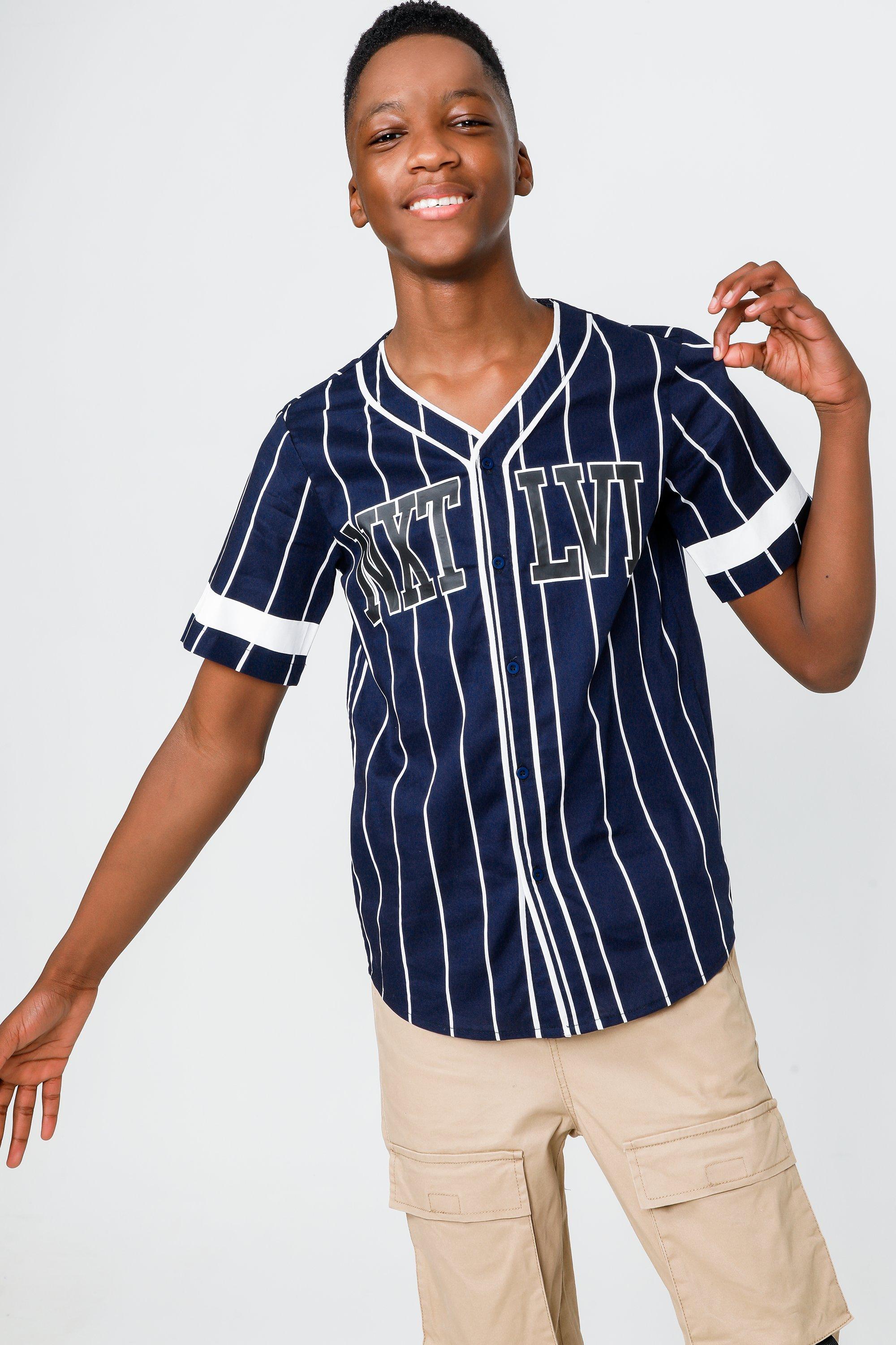 Kids' Button Down Baseball Jersey - Shirts & Top