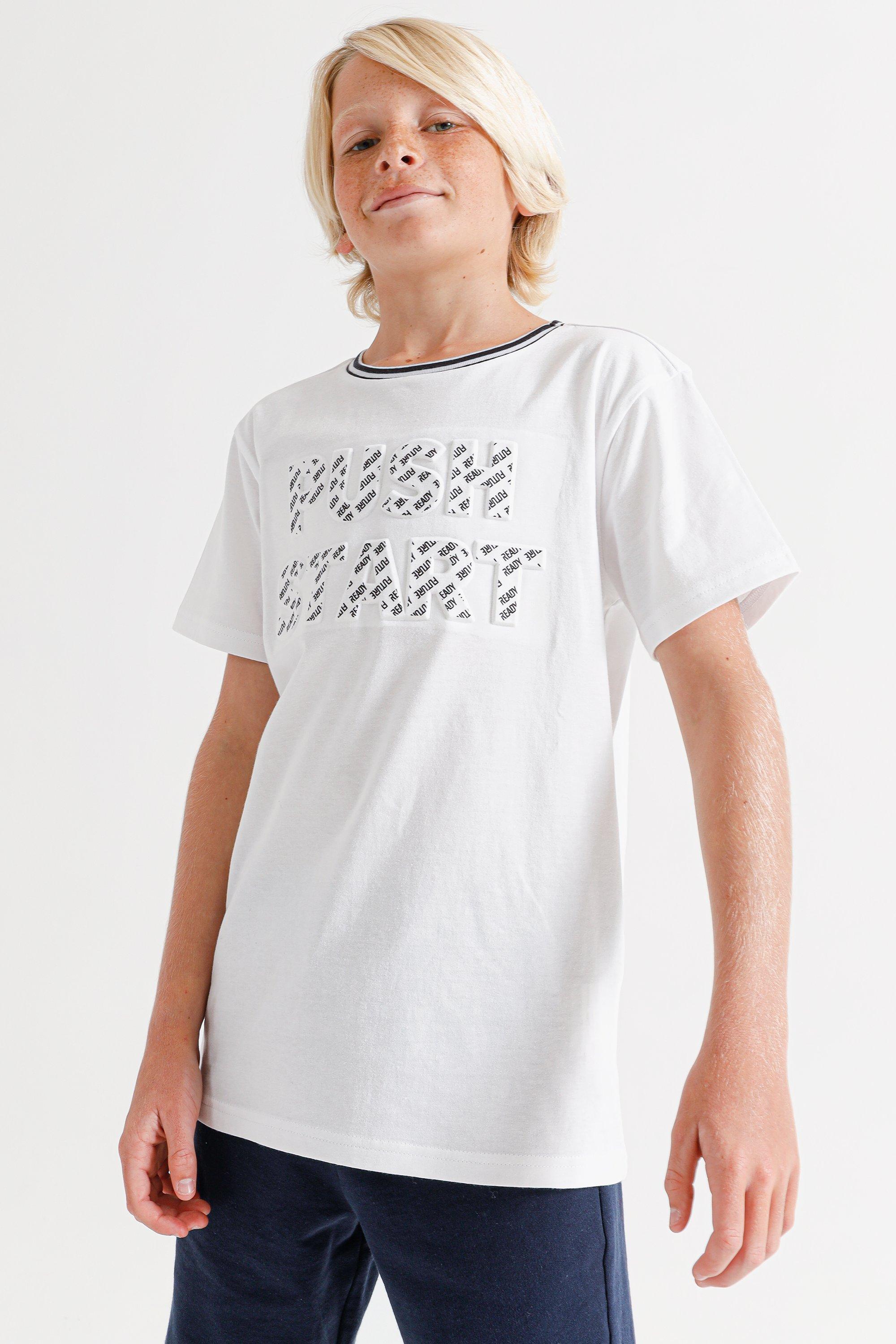 Embossed T-shirt