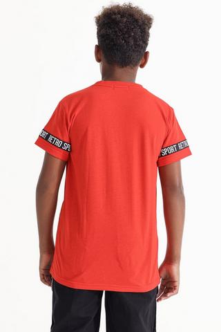 Embossed Print T-shirt