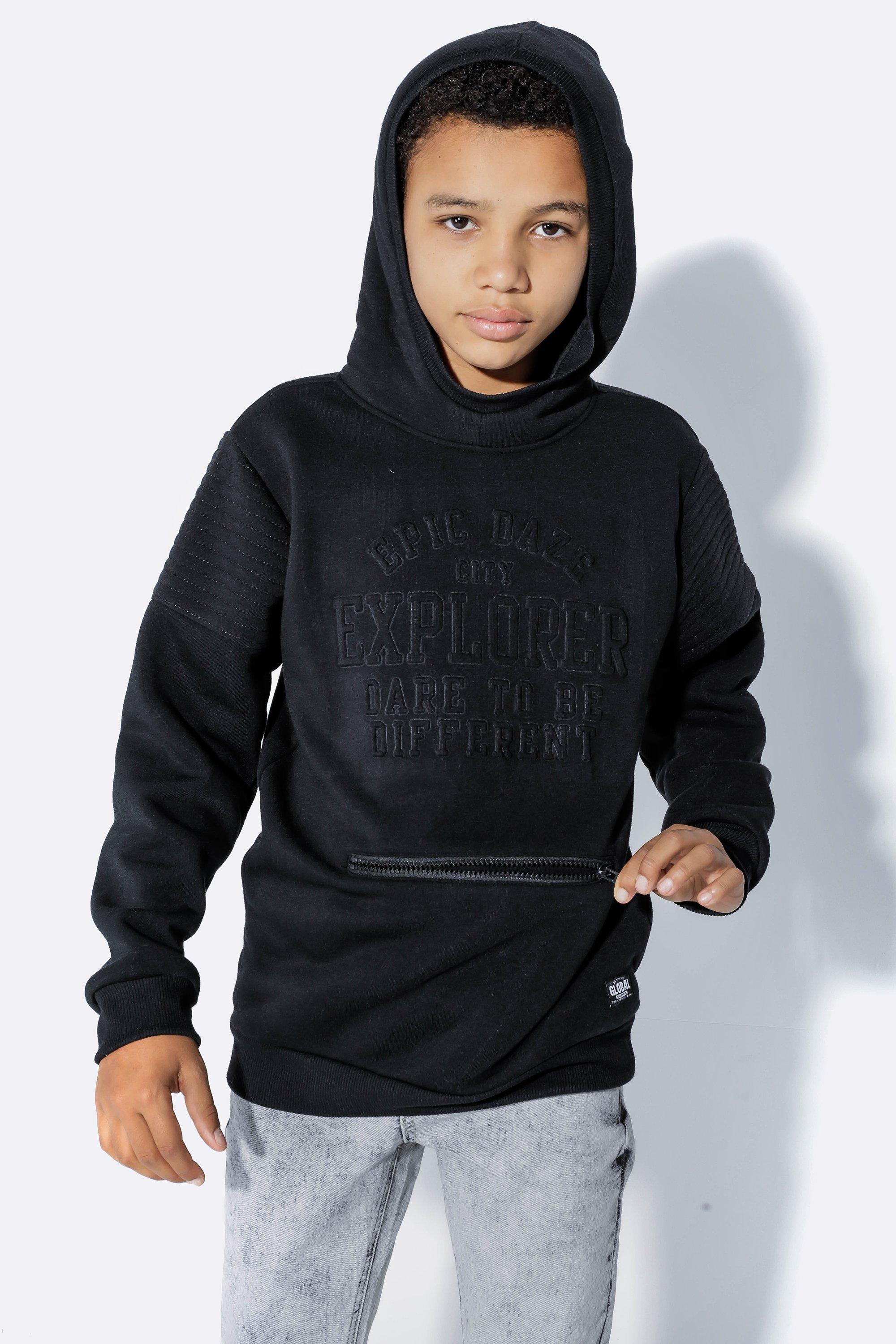 Embossed Hoodie