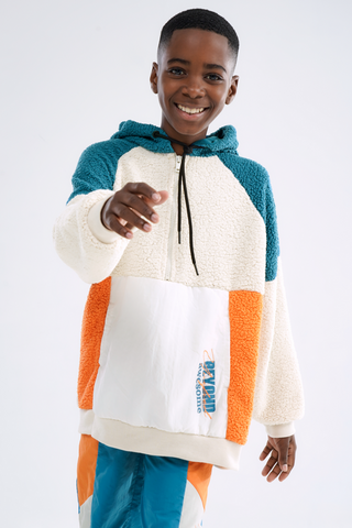 Colour Block Hoodie