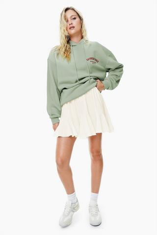 Oversized Hoodie & Skirt