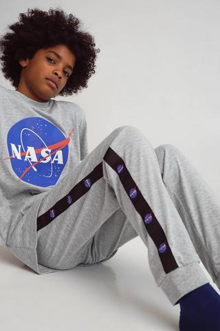 Nasa Top And Joggers Sleep Set