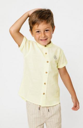 toddler mandarin collar shirt