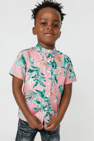 Mandarin Collar Shirt