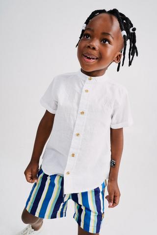Mandarin Collar Shirt