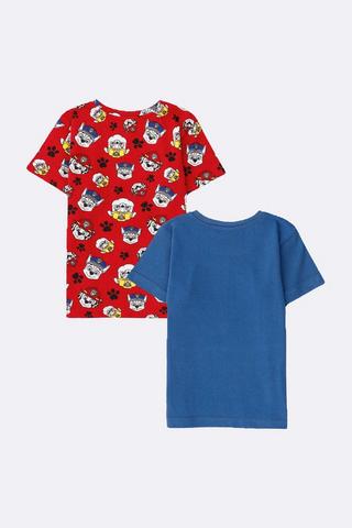 2 Pack Paw Patrol Print T-shirts