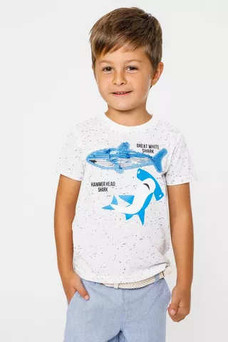 Shark Print T-shirt