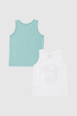 2 Pack Printed Vest
