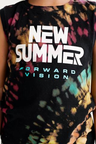 Tie Dye Statement Vest