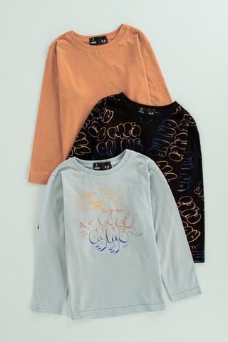 3 Pack Long Sleeve Top