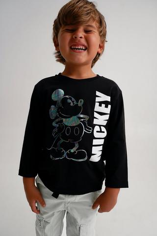  Disney boys Disney Big Boy's Classic Mickey Mouse T-shirt T  Shirt, Black, X-Small US: Clothing, Shoes & Jewelry
