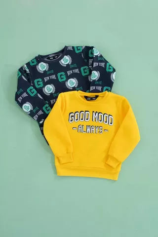 2 Pack Printed Pullover