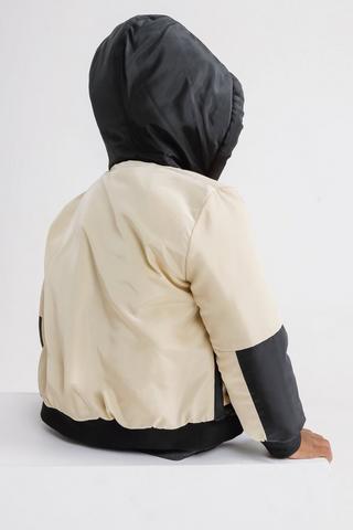 Colour Block Bomber Jacket