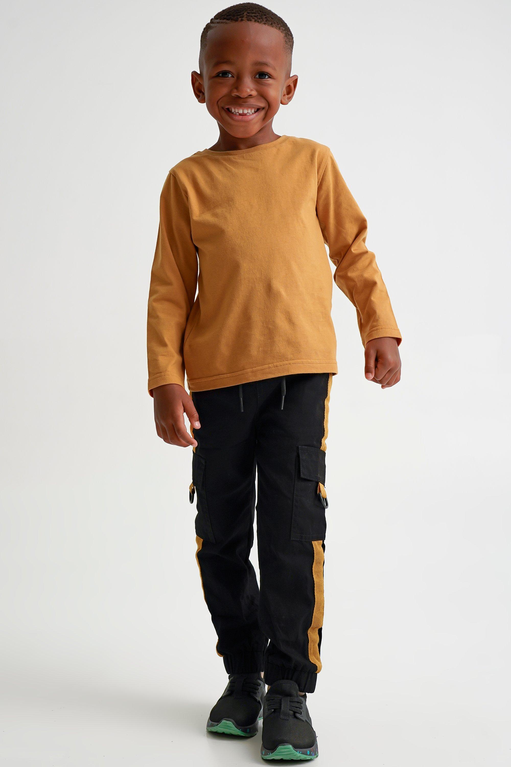 RSQ Boys Slim Dark Brown Chino Pants