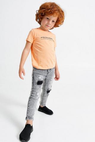 Abraised Denim Jeans