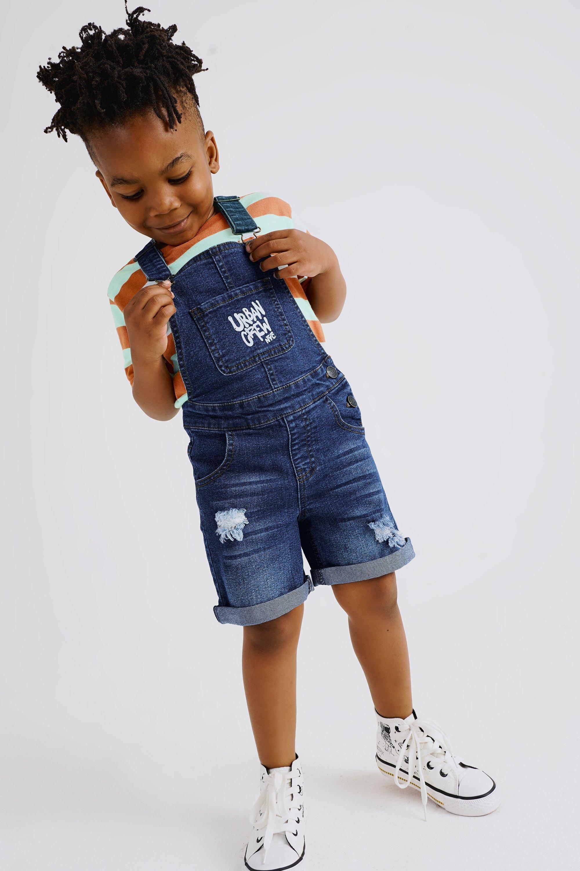 Denim Dungarees for Boys - denim blue, Boys