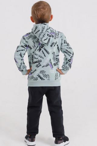 Printed Hoodie And Joggers Set