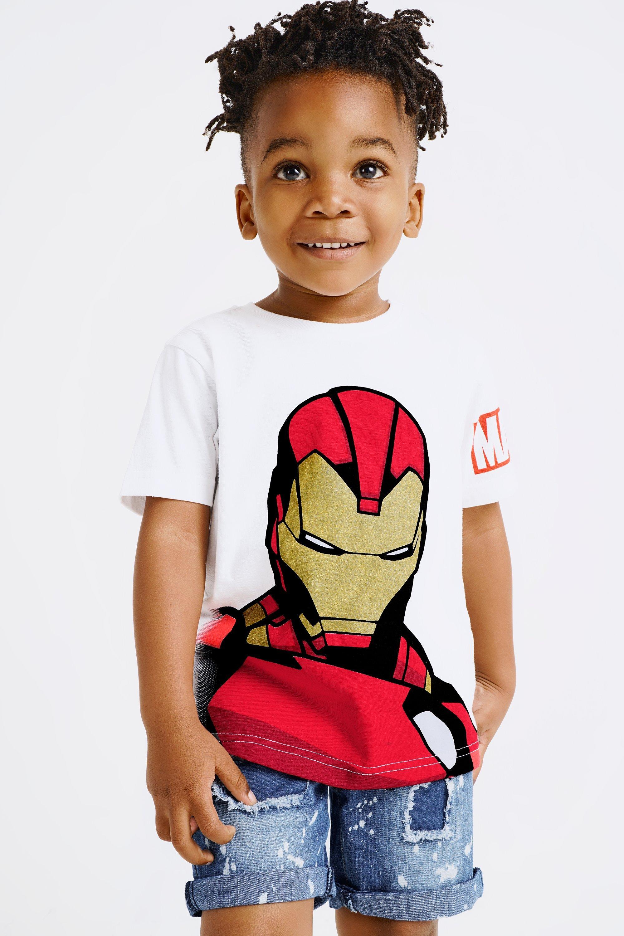 Iron man 2025 t shirt kids