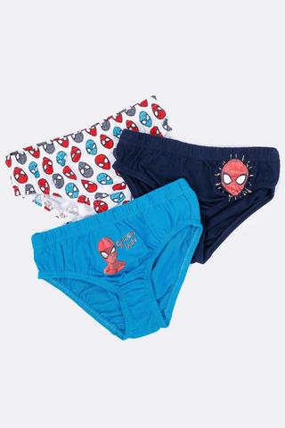 Spiderman Cotton Briefs 3 Pack