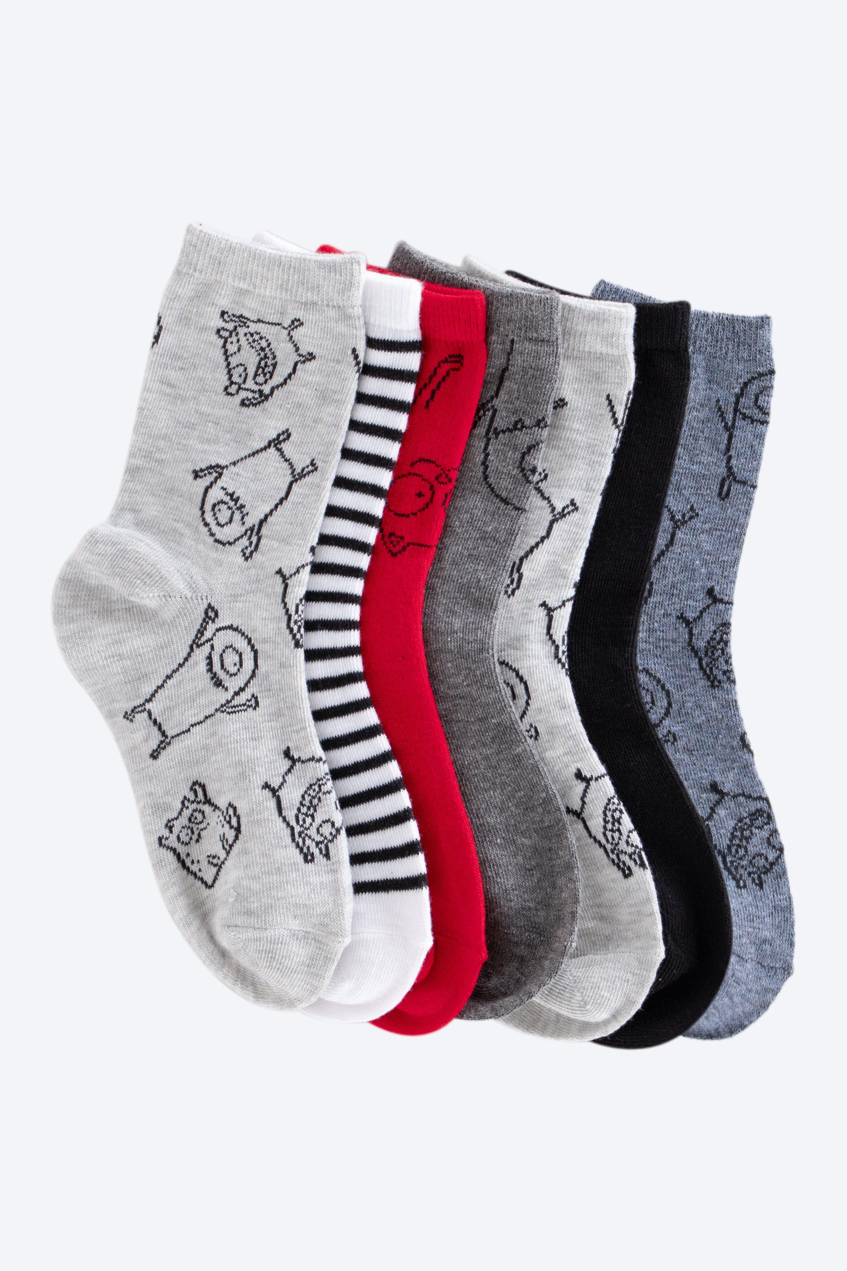 7 Pack Socks