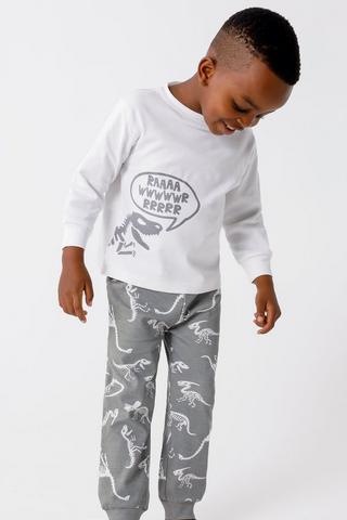 Dinosaur Print Sleepwear Set