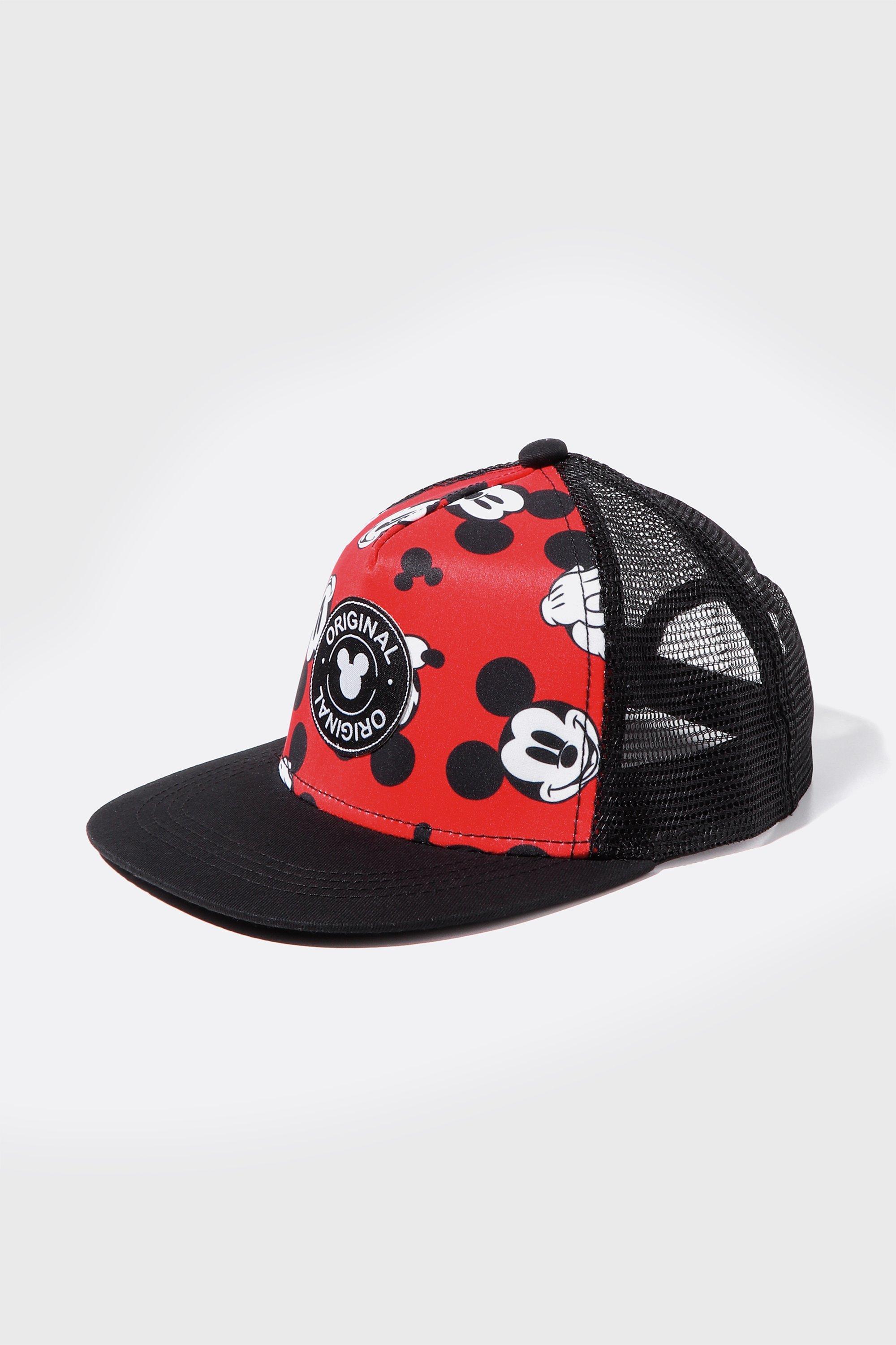 Mickey Mouse Washed Strapback Hat - White - One Size