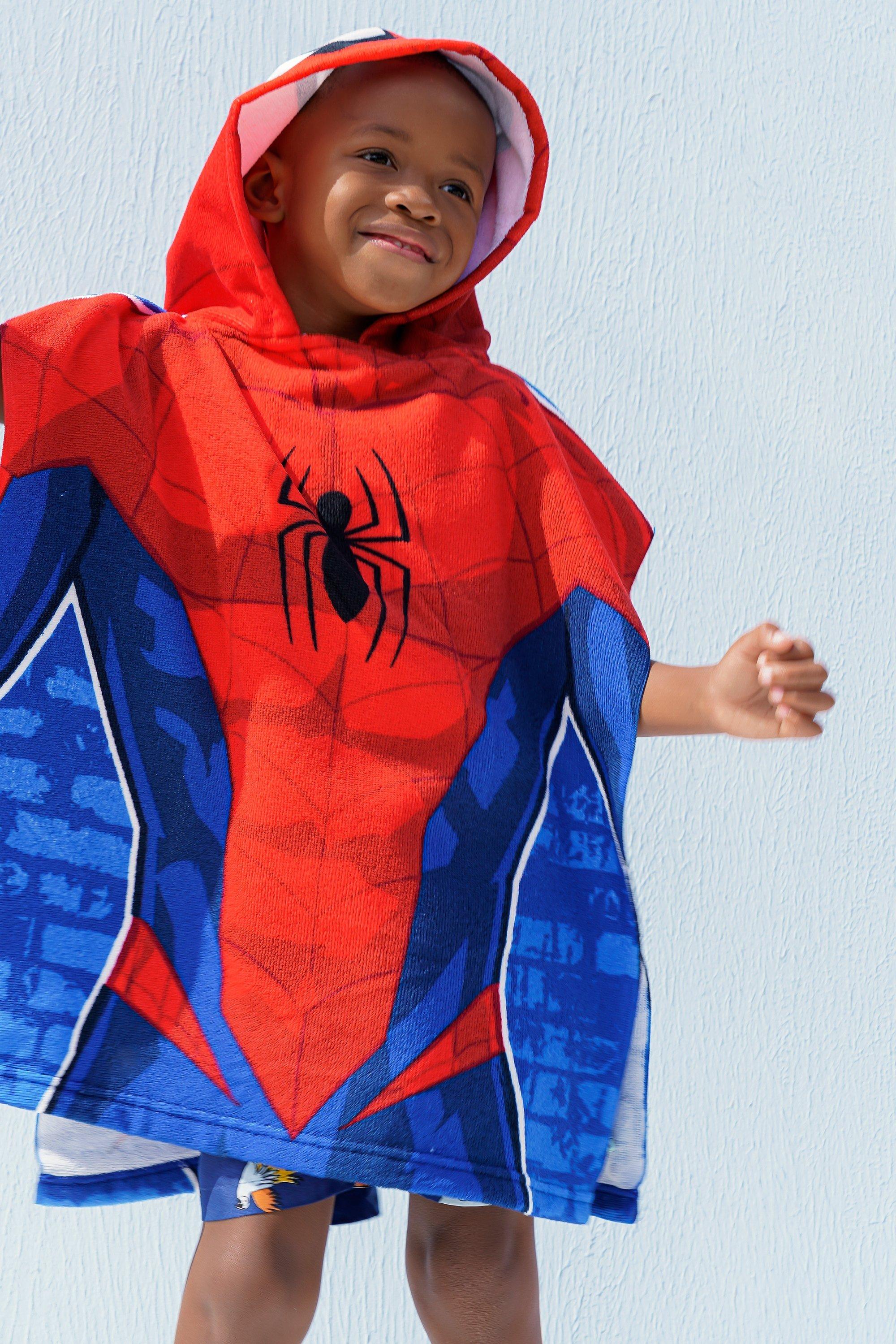 Spiderman towel with hood sale