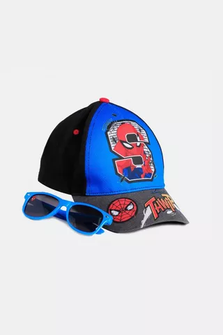 Spiderman Cap And Sunglasses Set