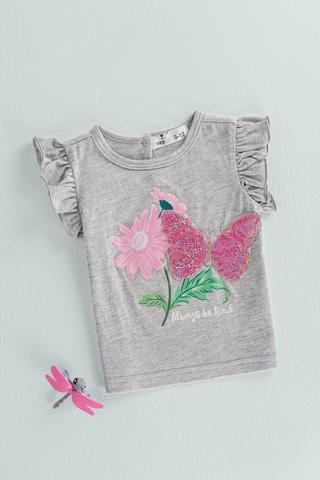 Floral Frill T-shirt